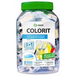 &nbsp;Таблетки для посудомоечной машины "Colorit"